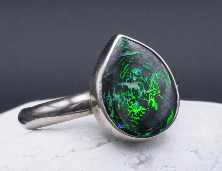 Boulder Opal Ring - Size P