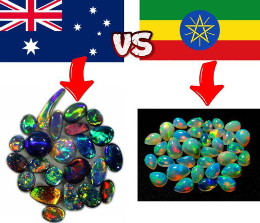 Opals for sale UK: 🇦🇺 vs 🇪🇹 Australian vs Ethiopian Opals - What UK Buyers Should Know