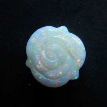 Light Opal Carving "The Rose" 1.5ct