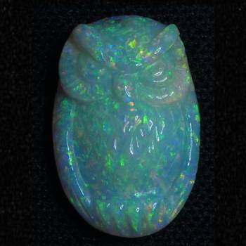 Crystal Opal Carving "The Opal of Wisdom" 7.835ct