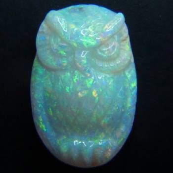 Crystal Opal Carving "The Opal of Wisdom" 7.835ct